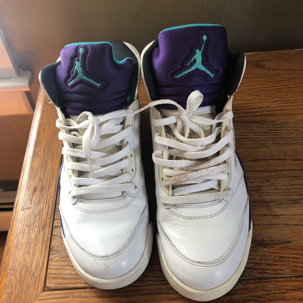 Size 11 and 12 Jordan “Grape 5” NO BOX